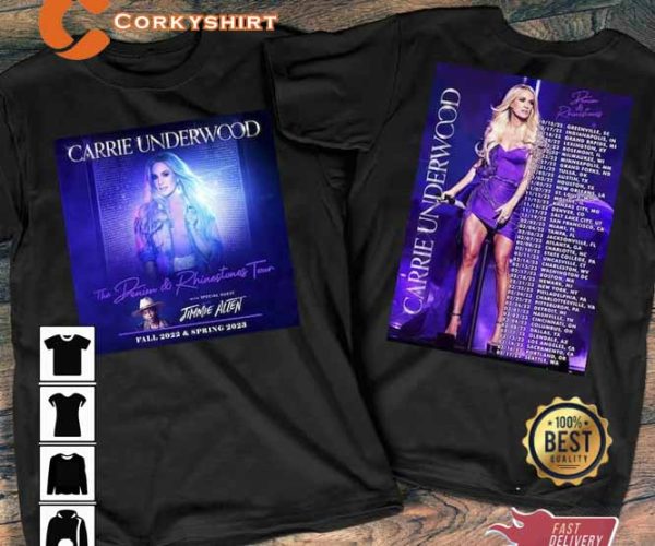 Carrie Underwood The Denim Rhinestones Tour 2022 – 2023 Shirt