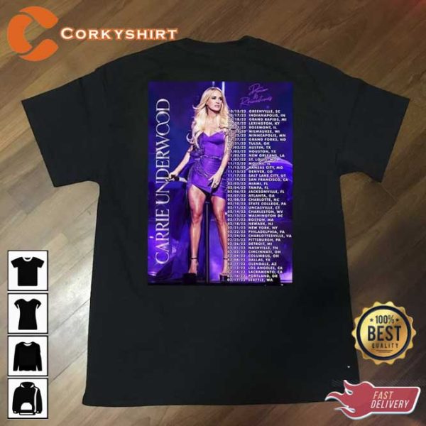 Carrie Underwood The Denim Rhinestones Tour 2022 – 2023 Shirt