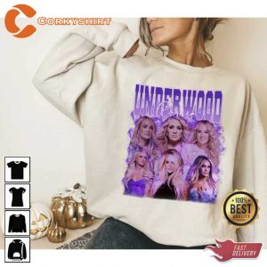 Carrie Underwood Vintage Print Tee Shirt