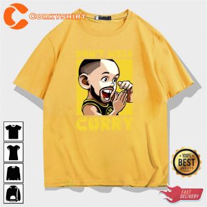 Cartoon Don't Mess Stephen Curry T-shirt 3