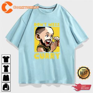 Cartoon Don't Mess Stephen Curry T-shirt 6