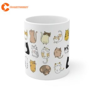 Cat Adorable Cute Coffe Mug 1