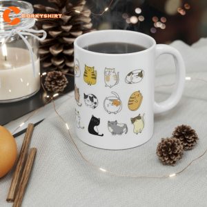 Cat Adorable Cute Coffe Mug 2
