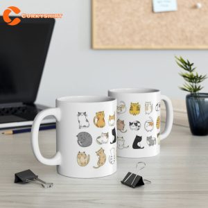 Cat Adorable Cute Coffe Mug 3