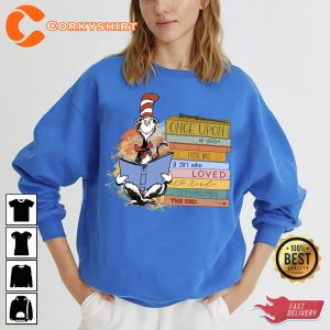 Cat in the Hat Shirt Book Lover Gift