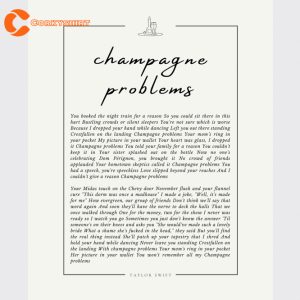 Champagne-Problems-By-Taylor-Swift-Lyrics-Poster