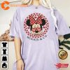 Checkered Mickey Minnie Disney Love Tee