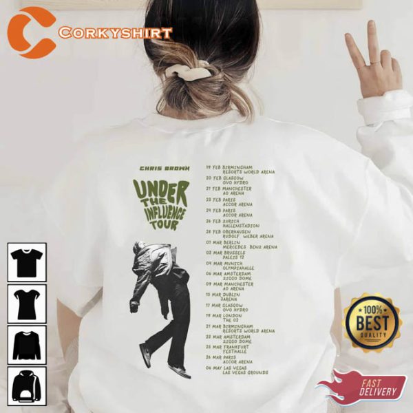 Chris Brown Under The Influence Tour 2023 Sweatshirt