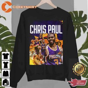 Chris Paul Basketball Fanart Shirt Gift For Sports Fans