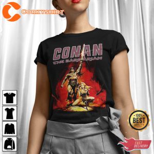 Conan The Barbarian T-Shirt Gift for Fan 2