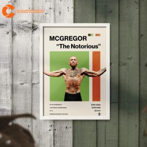 Conor McGregor The Notorious Wall Art Poster