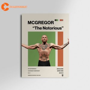 Conor McGregor The Notorious Wall Art Poster
