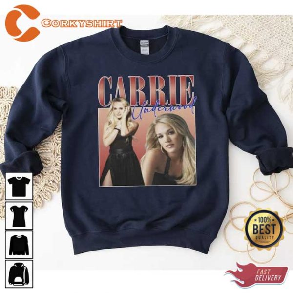 Country Singer Carrie Underwood Design Tee Shirt