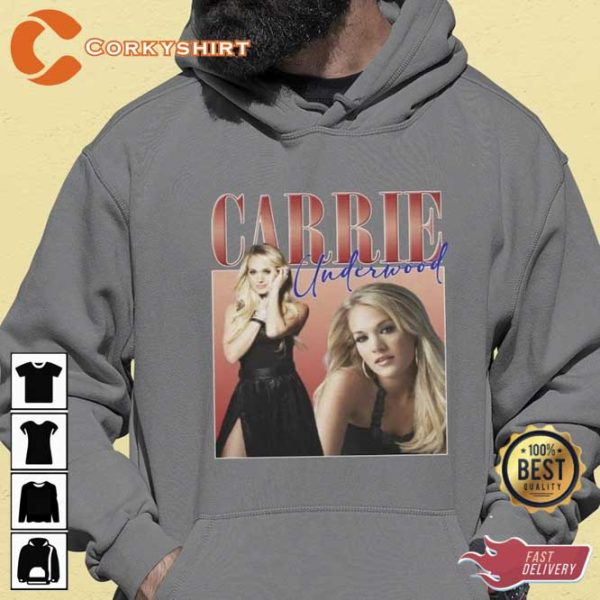 Country Singer Carrie Underwood Design Tee Shirt