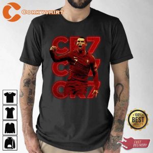 Cr7 Cristiano Ronaldo Football T-Shirt