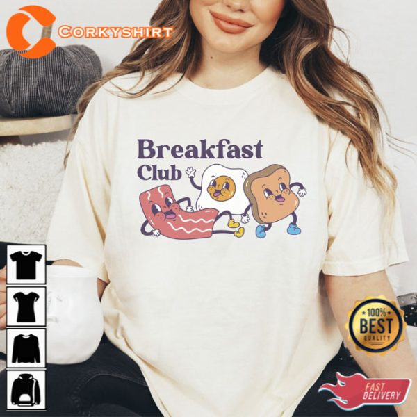 Cute Breakfast Food Design Shirt