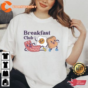 Cute Breakfast Food Design Shirt