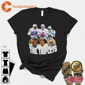 Dak Prescott and Troy Aikman and Michael Irvin The Triplets Shirt