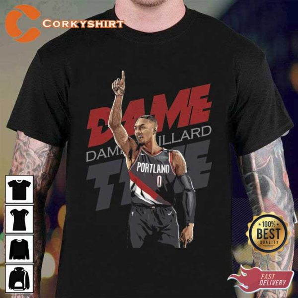 Damian Lillard Time Art Unisex T-Shirt