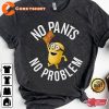 Despicable Me Minions No Pants No Problem Naked Minion Graphic T-shirt