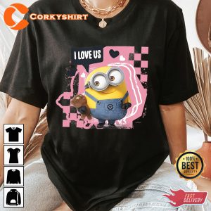 Despicable Me Minions Valentine’s Day I Love Us Unisex T-Shirt
