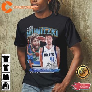 Dirk Nowitzki Dallas 90s Retro Vintage T-Shirt