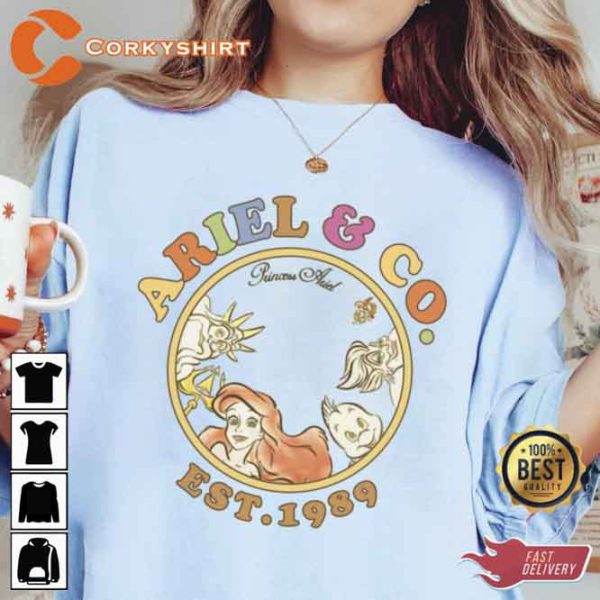 Disney Ariel And Co Ariel n Co Est 1989 Shirt