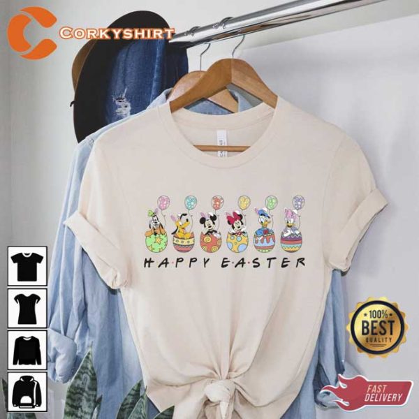 Disney Characters Happy Easter Shirt