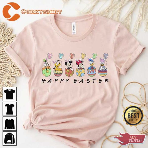 Disney Characters Happy Easter Shirt