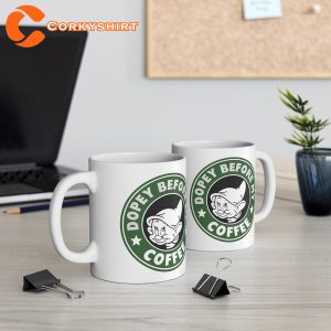 Disney Dopey Before Coffee Starbucks Coffee Mug