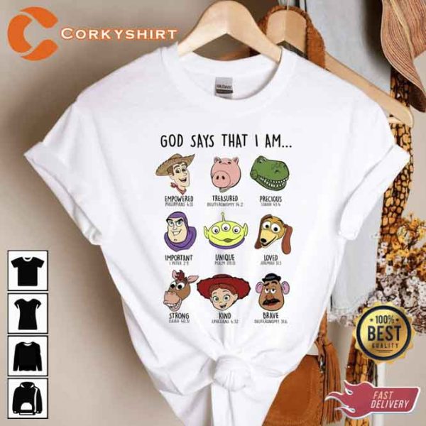 Disney God Say That Toy Story Sweatshirt