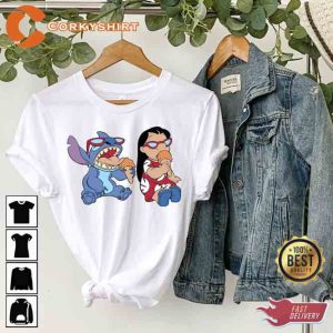 Disney Lilo and Stitch Ice Cream Shirt