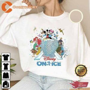 Disney On Ice 2023 Disney Epcot Tee Shirt