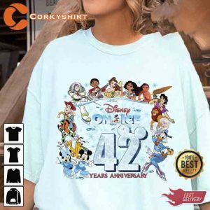 Disney On Ice 42 Years Anniversary Shirt,1