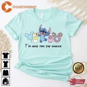 Disney On Ice Funny Stitch Snacks Shirt (4)
