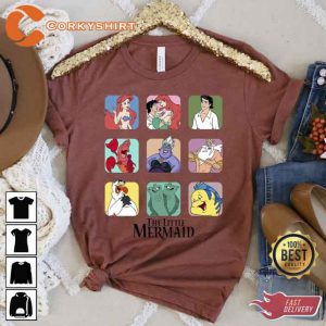 Disney The Little Mermaid Characters Shirt