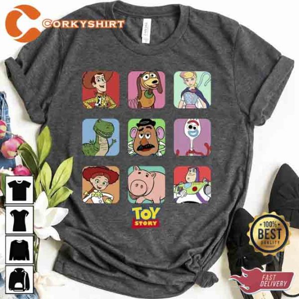 Disney Toy Story Movie Full Character Shirt