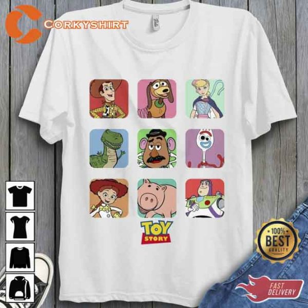 Disney Toy Story Movie Full Character Shirt