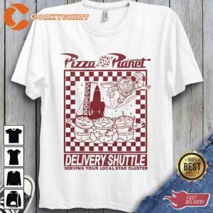 Disney Toy Story Pizza Planet Delivery Shuttle T-Shirt