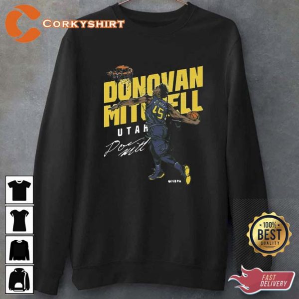 Donovan Mitchell Slam Tee Shirt