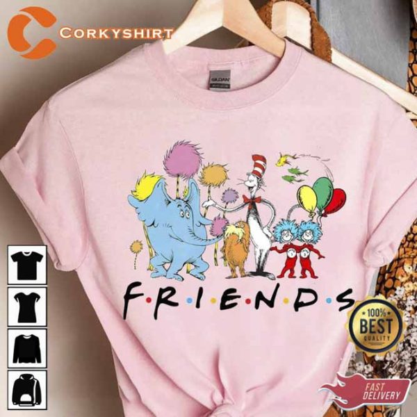 Dr Seuss Friends Be Kind T-shirt