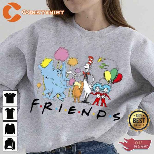 Dr Seuss Friends Be Kind T-shirt