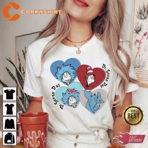 Dr. Suess Day Heart Trending T-shirt