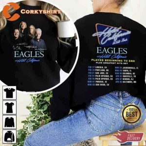 Eagles Hotel California Tour 2023 2 Sides Shirt 3