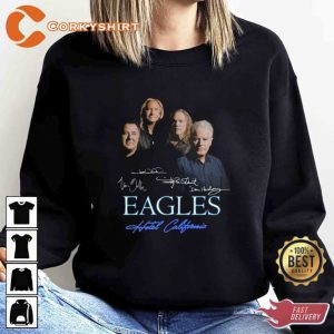 Eagles Hotel California Tour 2023 2 Sides Shirt1 (1)