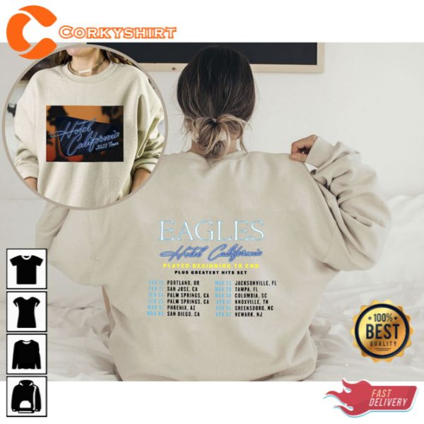 Eagles Hotel California Tour 2023 Shirt Gift for Fan