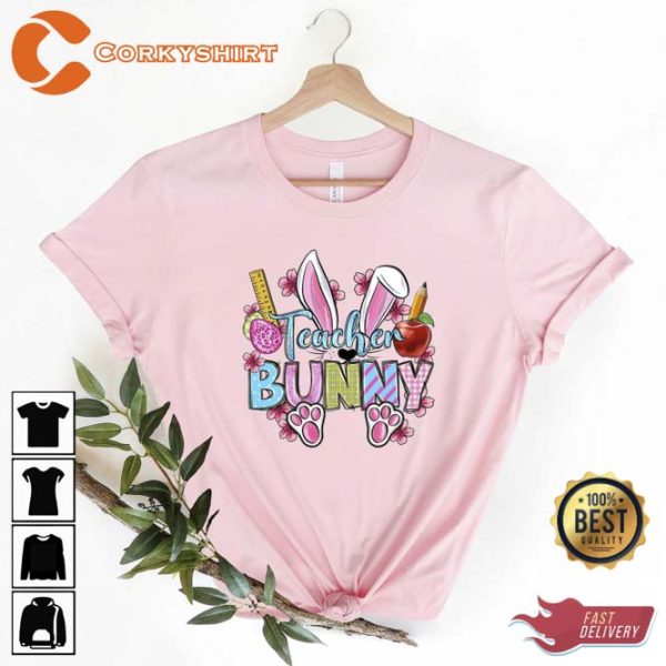 Easter Day Teacher Bunny Shirt