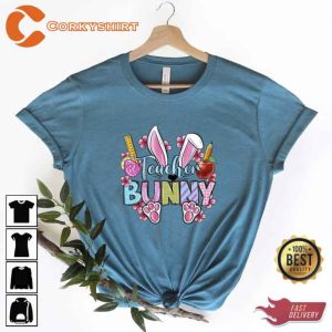 Easter Day Teacher Bunny Shirt2