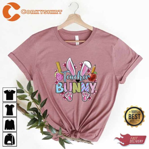 Easter Day Teacher Bunny Shirt