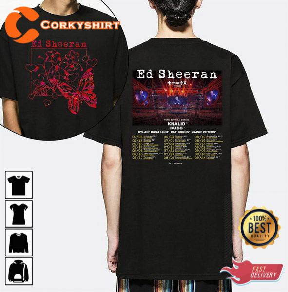 Ed Sheeran 2023 Music Tour Shirt Design 1